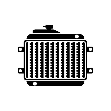 car radiator icon vector illustration symbol design eps 10のイラスト素材