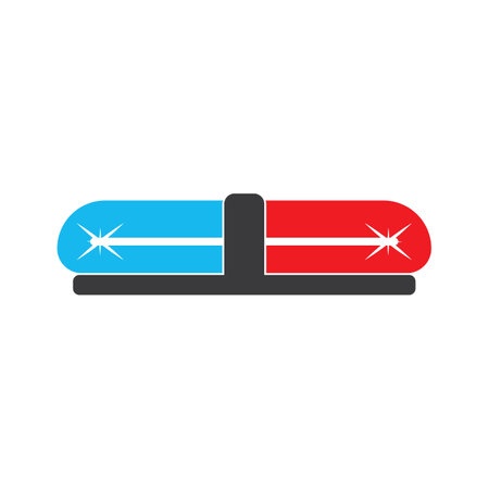 Siren icon,logo vector illustration design templateのイラスト素材
