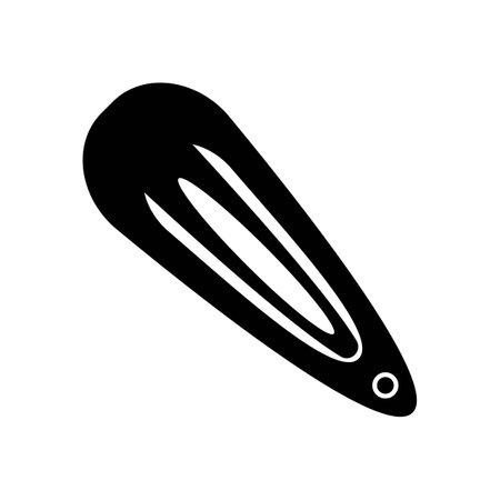 Hair pin symbol icon,logo illustration design templateのイラスト素材