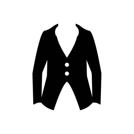 Cardigan symbol icon,logo illustration design templateのイラスト素材