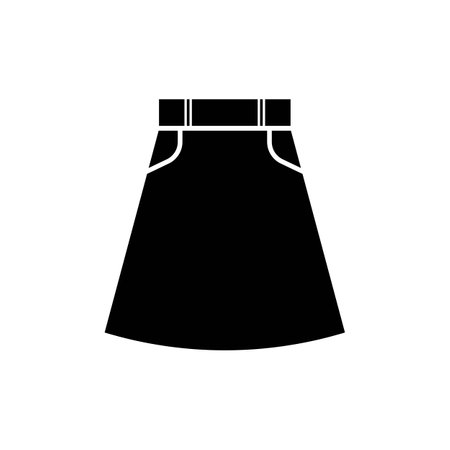 Skirt symbol icon,logo illustration design templateのイラスト素材