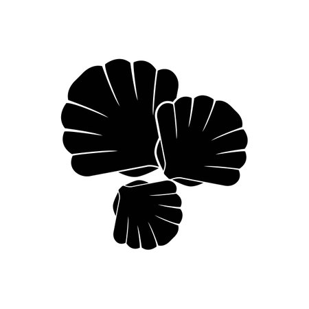 Sea shell logo icon, vector illustration template designのイラスト素材