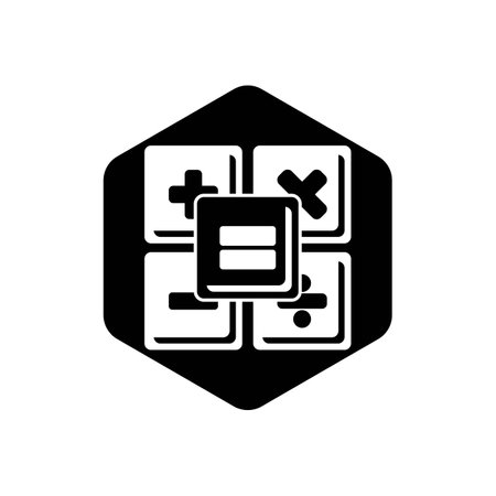Calcuolator logo icon,illustration design templateのイラスト素材