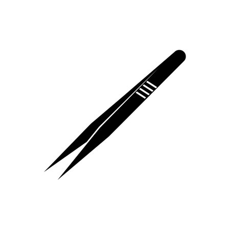 Tweezers logo icon,illustration template designのイラスト素材