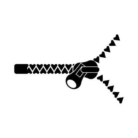 zipper icon logo,illustration template designのイラスト素材