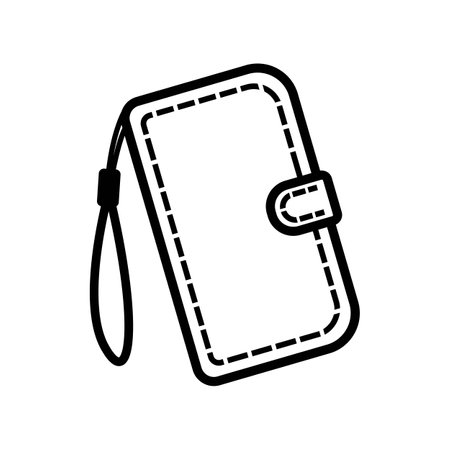 Cellphone cases icon,logo illustration design template.のイラスト素材