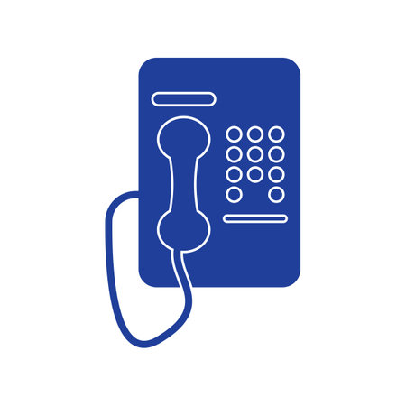 Payphone symbol icon, logo vector illustration design templateのイラスト素材
