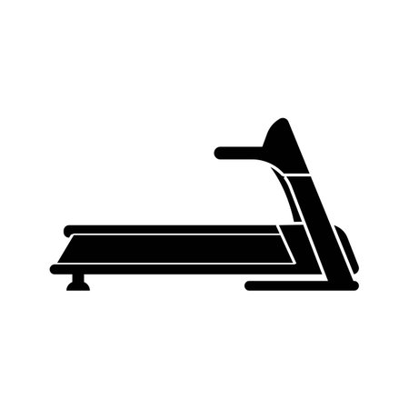 Treadmill machine vector icon illustration designのイラスト素材