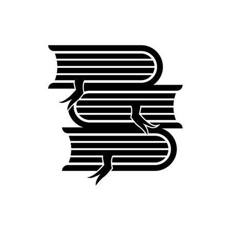 Book icon simple logo vector illustration template design.のイラスト素材