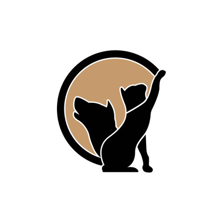 Pet shop icon logo design vector illustration.のイラスト素材