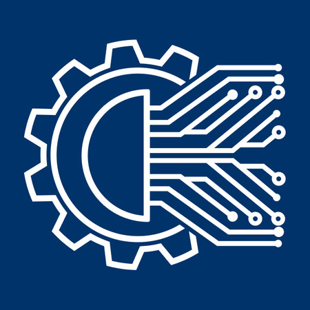 Circuit vector illustration design templateのイラスト素材