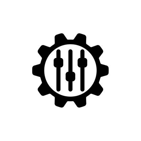 Volume bar icon vector illustration logo template designのイラスト素材