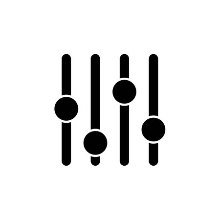 Volume bar icon vector illustration logo template designのイラスト素材