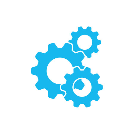 Gear logo vector illustration abstract designのイラスト素材