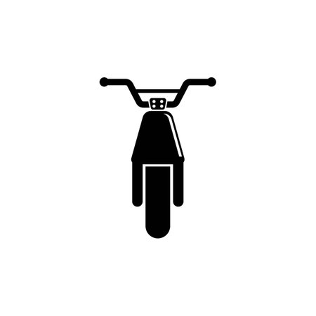 Electric bike logo icon, simple design vector illustrationのイラスト素材