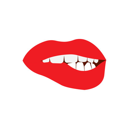 Lips icon cosmetic logo vector templateのイラスト素材