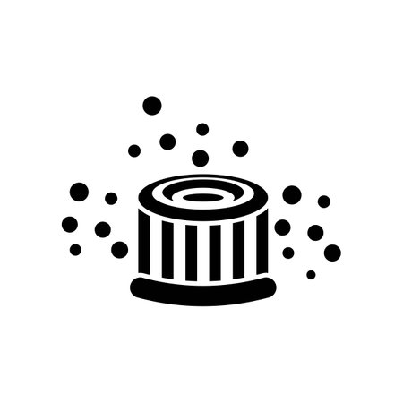 Air Filter icon logo vector design templateのイラスト素材