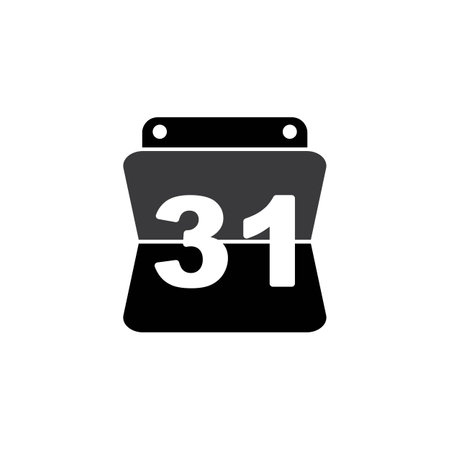 Calendar logo icon design vector illustrationのイラスト素材