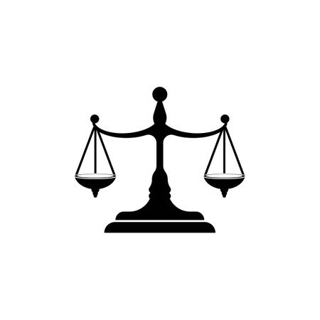 Law icon logo, vector illustration design template.のイラスト素材
