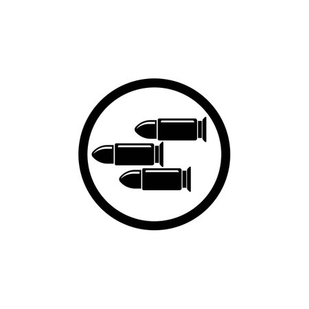 Bullet icon logo,illustration design template vector.のイラスト素材