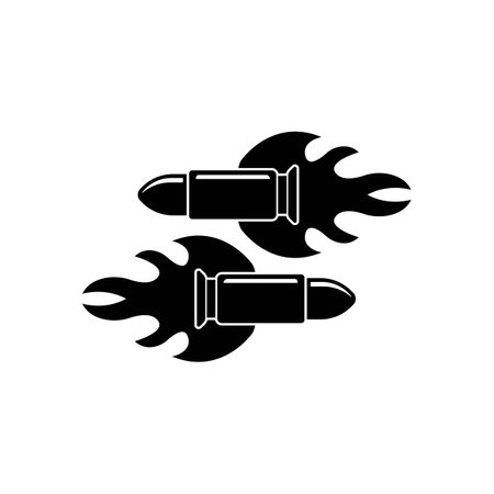 Bullet icon logo,illustration design template vector.のイラスト素材
