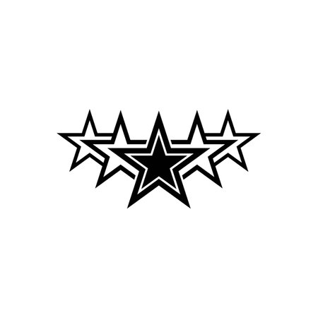 Star logo icon ,illustration design template vector.のイラスト素材