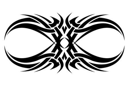 tribal abstract eyes vector dsignのイラスト素材