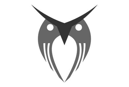 Abstract owl vector graphic logo iconのイラスト素材