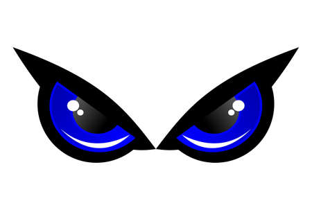 abstract owl eye  design icon vectorのイラスト素材