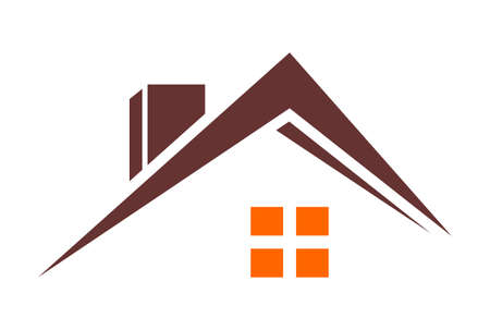 Residence concept real estate house home abstract graphic vector design logo iconのイラスト素材
