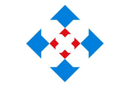 letter x arrow concept logo icon vector concept flat designのイラスト素材