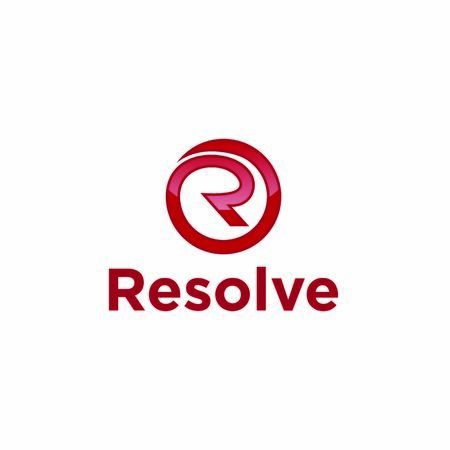 Initial R round logo design templateのイラスト素材