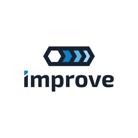 Improve logo design template modernのイラスト素材