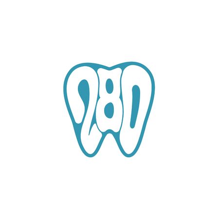 280 Dental logo design templateのイラスト素材