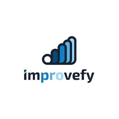 Improvefy logo design templateのイラスト素材