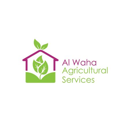 Agricultural services logo design templateのイラスト素材