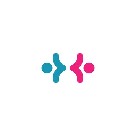 Male and female icons  design vectors unique, modernのイラスト素材