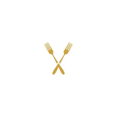 Cutlery design vectors template for restaurantのイラスト素材