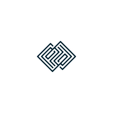 Initials letters PD design vectors elegant, uniqueのイラスト素材
