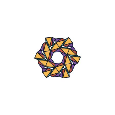 Hexagon logo design vector unique, modernのイラスト素材