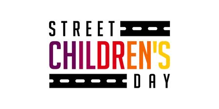 street children's day vector backgroundのイラスト素材