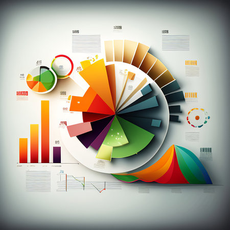 Infographic design template with place for your data. Vector illustration.の素材