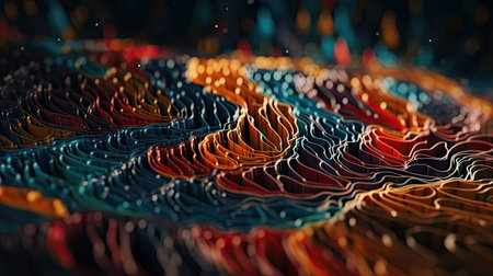 Beautiful colorful 3d backgrounds, chromatic, hexagon, fascinated, illusion, mysterious, abstrack mood backgrounds,の素材