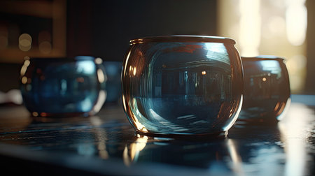 Awesome round and splash patterned 3D themesの素材