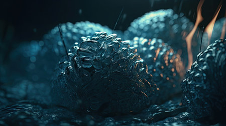 Awesome round and splash patterned 3D themesの素材