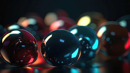Awesome round and splash patterned 3D themesの素材