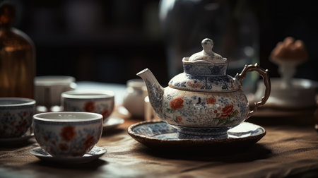 Illustration of antique cupsの素材