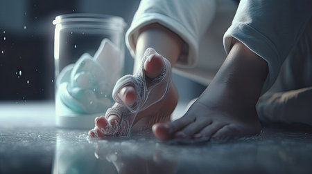 Beautiful leg illustrationの素材
