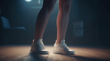 Beautiful leg illustrationの素材