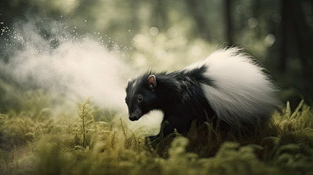 Illustration of various kinds of animals that live in the forest, isolatedの素材